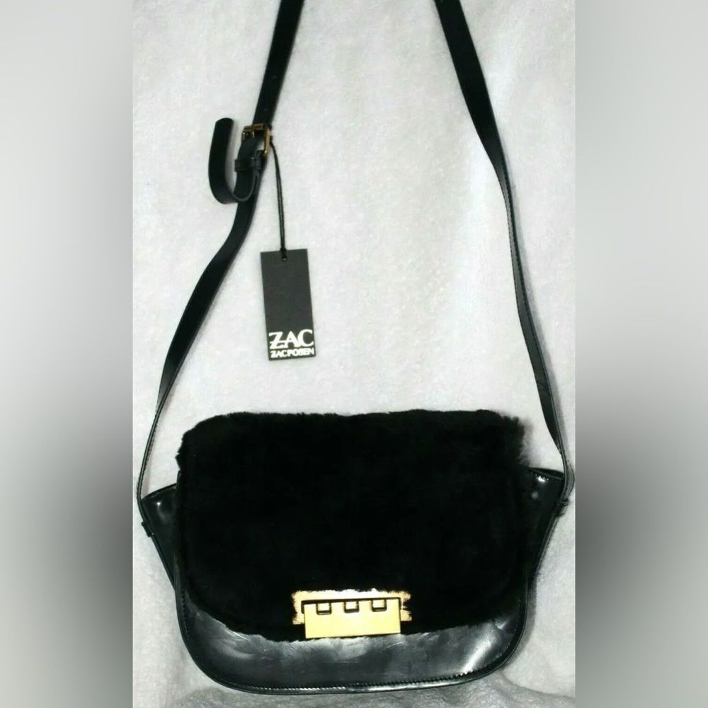 ZAC Posen Eartha Iconic Fur Crossbody Bag - Picture 11 of 11